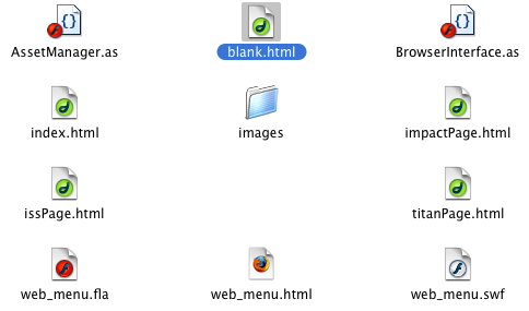 project file structure